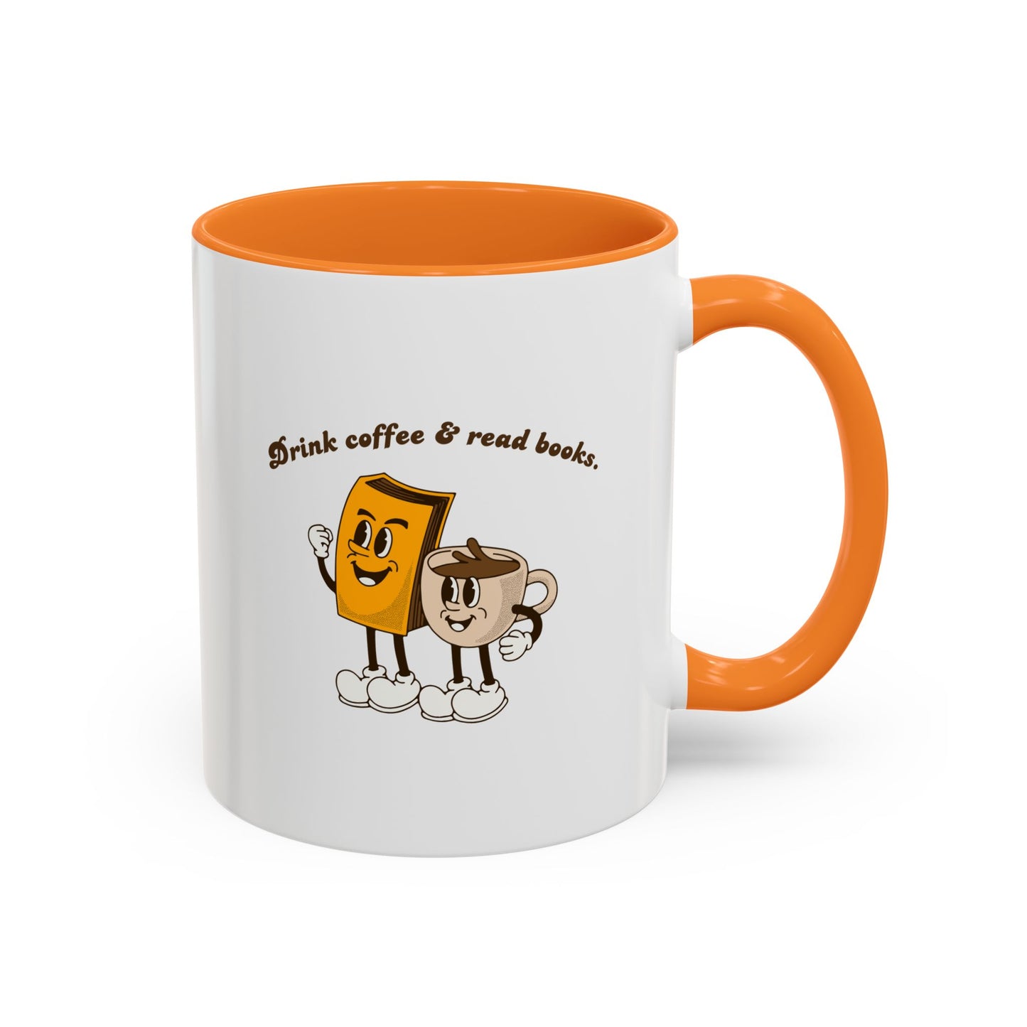 Drink Coffee & Read Books - Retro Mug (11oz, 15oz)