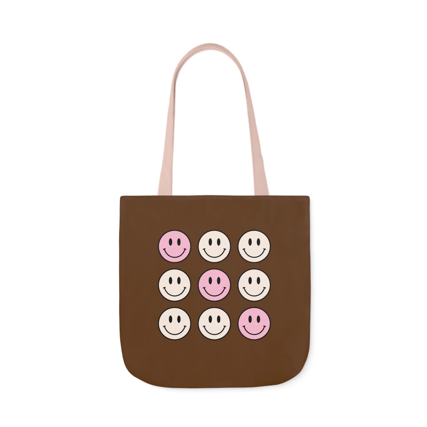 90s Smiley - Bookish Canvas Tote Bag