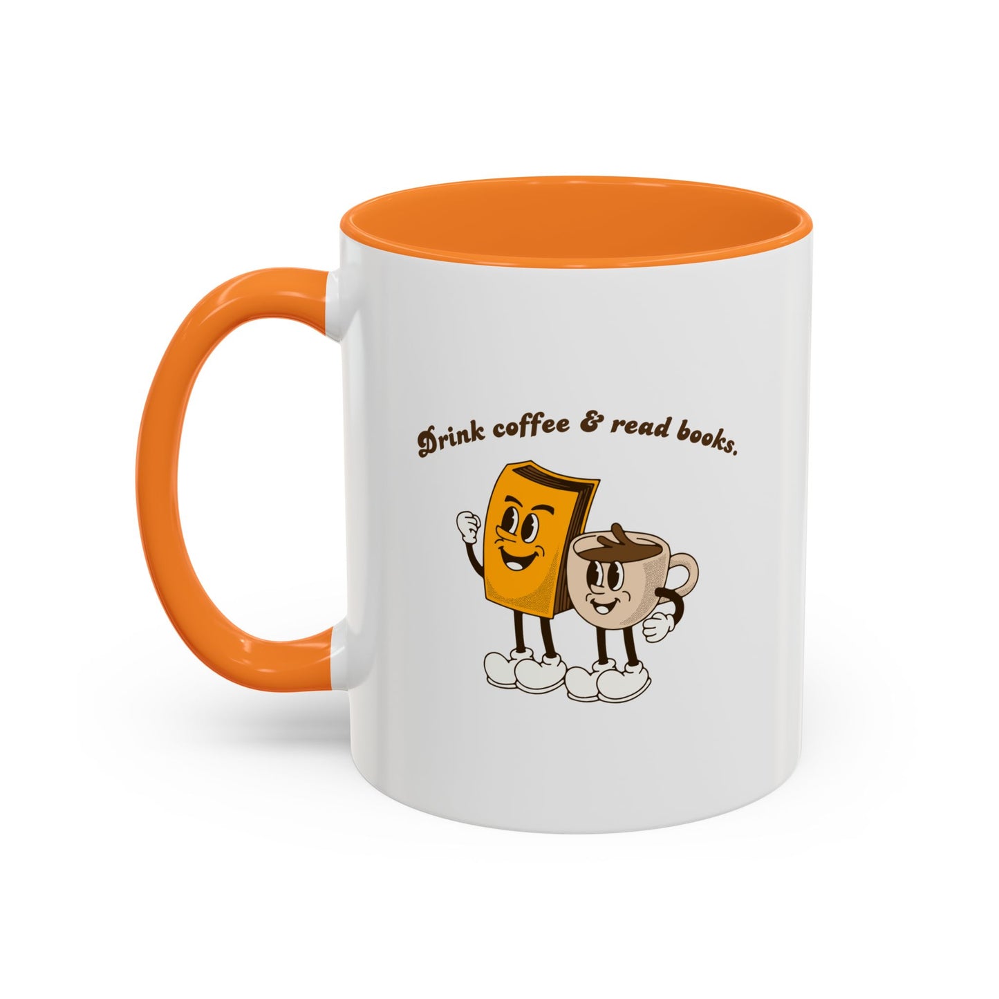 Drink Coffee & Read Books - Retro Mug (11oz, 15oz)