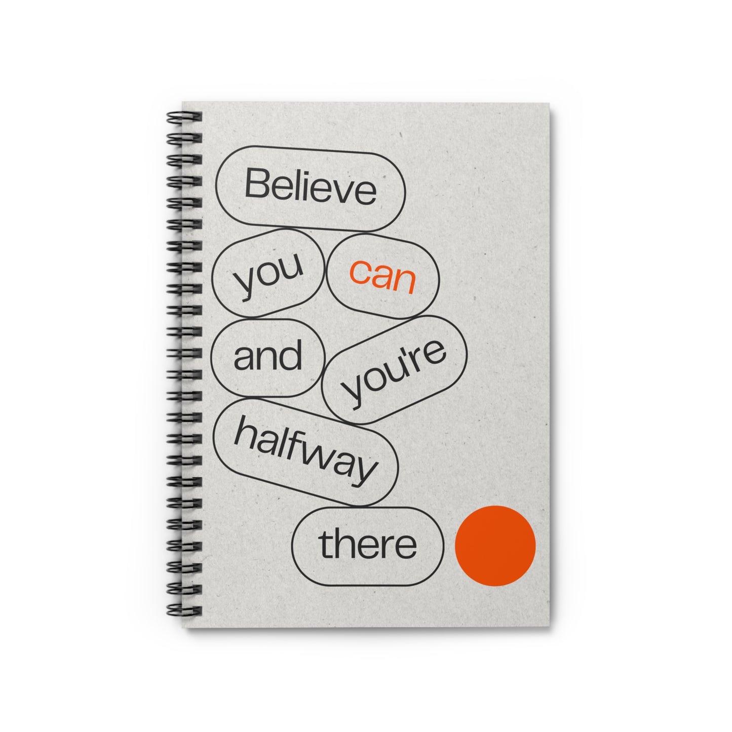 Inspirational Spiral Notebook - Ruled Line