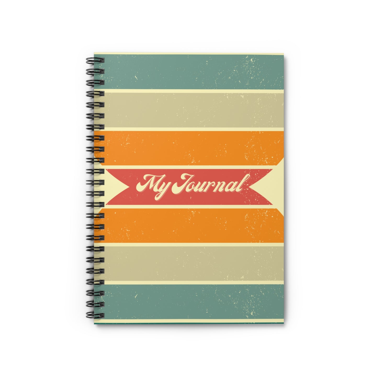 Retro Spiral Notebook - Ruled Line