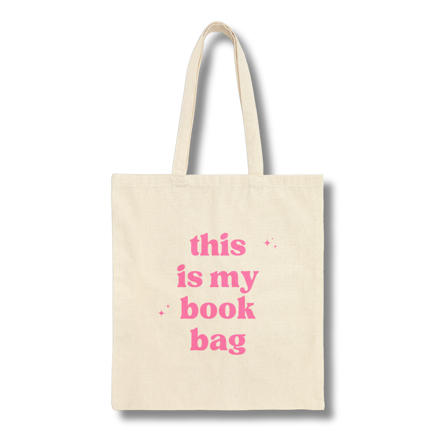 This is My Book Bag - Cotton Canvas Tote Bag