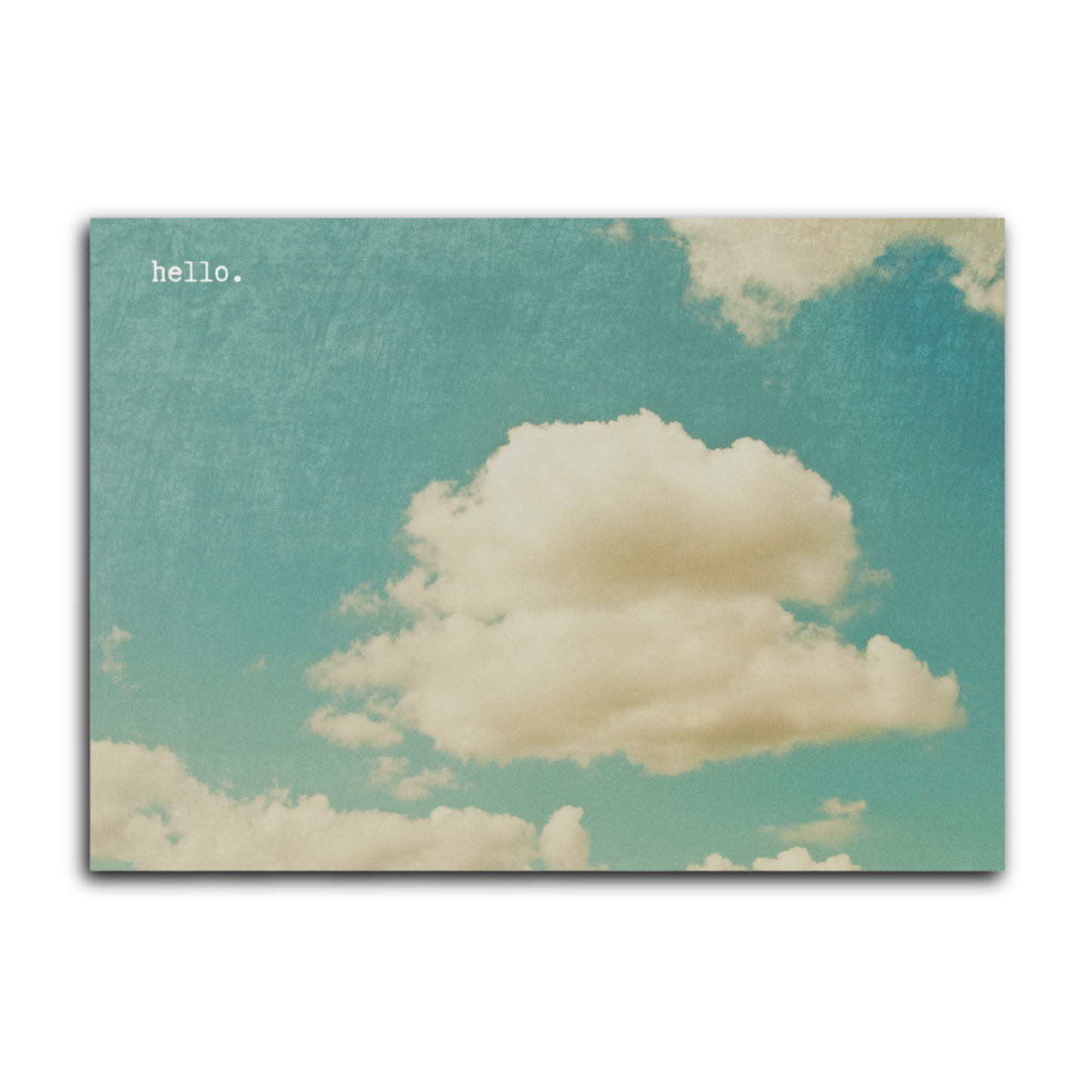 Hello Blue Skies - Postcard