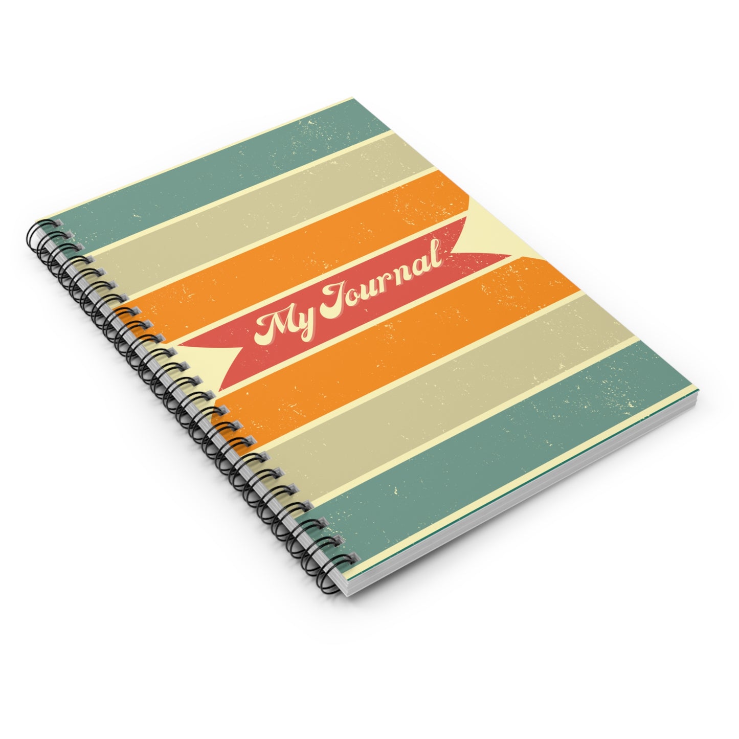 Retro Spiral Notebook - Ruled Line